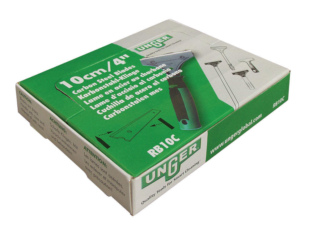 Lames de rechange pour GRATTOIR SOL/VITR 10 cm, étui de 10 pcs